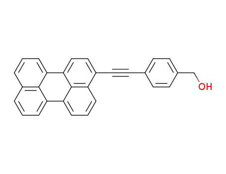 Benzenemethanol, 4-(3-perylenylethynyl)-