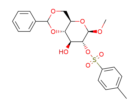 Molecular Structure of 14187-68-9 (methyl 4,6-O-benzylidene-2-O-[(4-methylphenyl)sulfonyl]hexopyranoside)