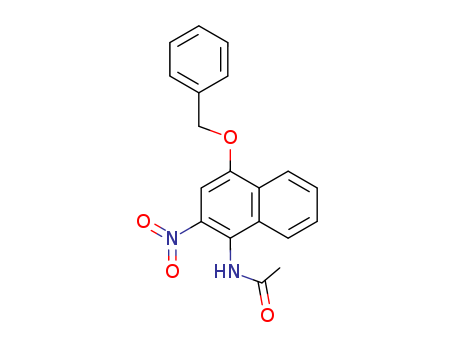 Acetamide, N-[2-nitro-4-(phenylmethoxy)-1-naphthalenyl]-(685142-82-9)