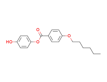 Molecular Structure of 33905-64-5 (Benzoic acid, 4-(hexyloxy)-, 4-hydroxyphenyl ester)