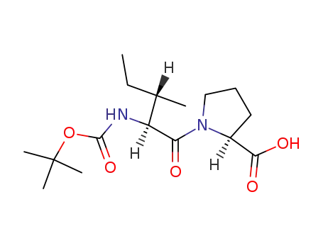 Molecular Structure of 41324-69-0 (Boc-Ile-Pro-OH)