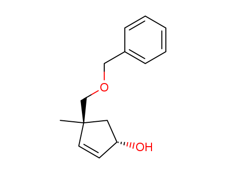 2-CYCLOPENTEN-1-OL,4-METHYL-4-[(PHENYLMETHOXY)METHYL]-,(1S,4S)-