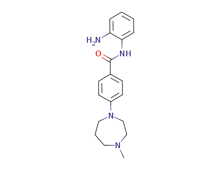 Molecular Structure of 766497-44-3 (Benzamide,
N-(2-aminophenyl)-4-(hexahydro-4-methyl-1H-1,4-diazepin-1-yl)-)