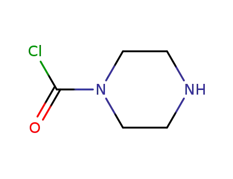 Molecular Structure of 69433-07-4 (1-Piperazinecarbonyl chloride (9CI))
