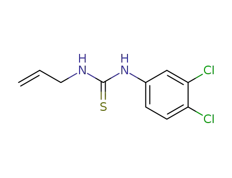 Molecular Structure of 17073-17-5 (Thiourea, N-(3,4-dichlorophenyl)-N'-2-propenyl-)