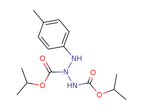 Molecular Structure of 87168-88-5 (dipropan-2-yl 3-(4-methylphenyl)triazane-1,2-dicarboxylate)