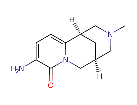 Molecular Structure of 1401073-47-9 (3-amino-12-N-methylcytisine)