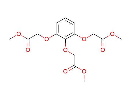 Molecular Structure of 209909-16-0 (Acetic acid, 2,2',2''-[1,2,3-benzenetriyltris(oxy)]tris-, trimethyl ester)