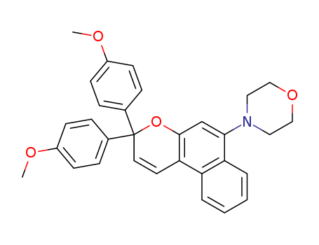Morpholine, 4-[3,3-bis(4-methoxyphenyl)-3H-naphtho[2,1-b]pyran-6-yl]-