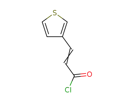 Molecular Structure of 54449-42-2 (3-(3-Thienyl)-acryloyl chloride)