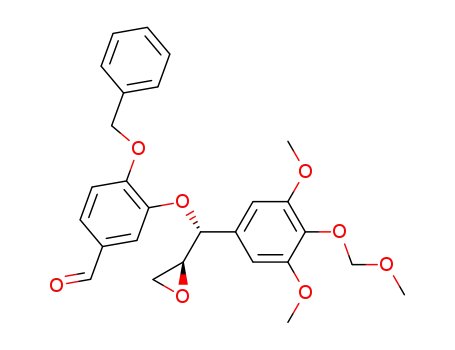 (1'R,2'S)-4-benzyloxy-3-[2',3'-epoxy-1'-(3'',5''-dimethoxy-4''-methoxymethoxyphenyl)-propoxy]-benzaldehyde