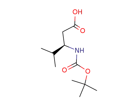 Molecular Structure of 183990-64-9 (BOC-L-BETA-HOMOVALINE)