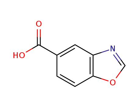 Molecular Structure of 15112-41-1 (1,3-BENZOXAZOLE-5-CARBOXYLIC ACID)