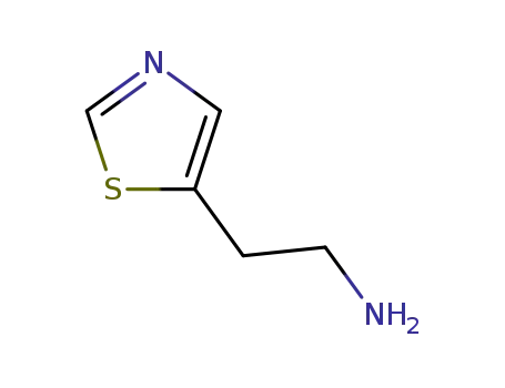 Molecular Structure of 7728-77-0 (2-(Thiazol-5-yl)ethanaMine)