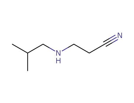 Molecular Structure of 14278-96-7 (3-ISOBUTYLAMINO-PROPIONITRILE)