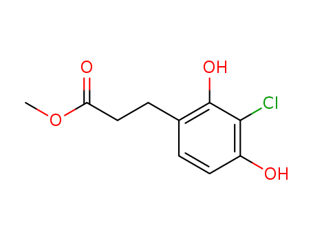 Methyl 3-(3-chloro-2,4-dihydroxyphenyl)propionat