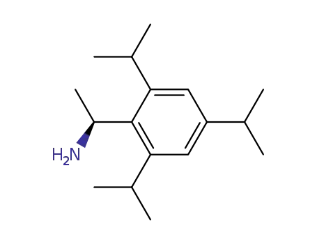 Molecular Structure of 926622-53-9 (Benzenemethanamine,a-methyl-2,4,6-tris(1-methylethyl)-, (aS)-)
