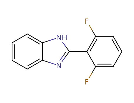 Molecular Structure of 164593-05-9 (2-(2,6-DIFLUOROPHENYL)-1H-1,3-BENZODIAZOLE)