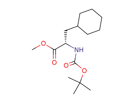 Molecular Structure of 98105-41-0 (BOC-3-CYCLOHEXYL-L-ALANINE METHYL ESTER)
