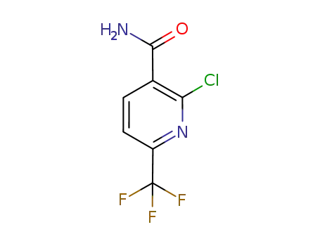Molecular Structure of 386704-05-8 (2-CHLORO-6-(TRIFLUOROMETHYL)NICOTINAMIDE)