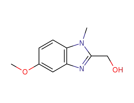 Molecular Structure of 68426-83-5 (5-Methoxy-1-methyl-1H-benzimidazole-2-methanol)