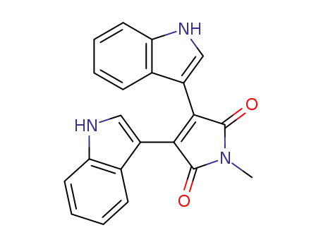 Molecular Structure of 113963-68-1 (Bisindolylmaleimide V)