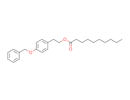 Decanoic acid, 2-[4-(phenylmethoxy)phenyl]ethyl ester