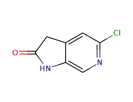 Molecular Structure of 136888-17-0 (5-Chloro-1H-pyrrolo[2,3-c...)