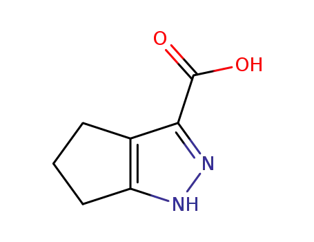 Molecular Structure of 5932-32-1 (1,4,5,6-TETRAHYDRO-CYCLOPENTAPYRAZOLE-3-CARBOXYLIC ACID)