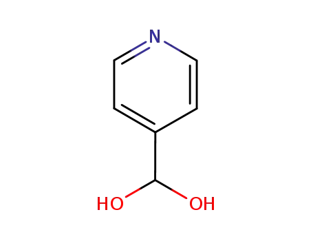 Molecular Structure of 19322-72-6 (Methanediol, 4-pyridinyl- (9CI))
