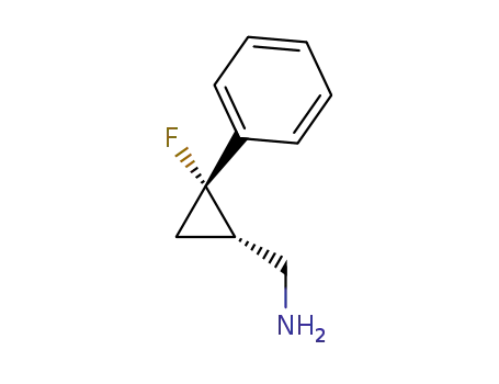 Cyclopropanemethanamine, 2-fluoro-2-phenyl-, (1R,2S)-rel- (9CI)