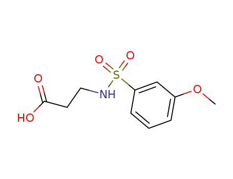 b-Alanine, N-[(3-methoxyphenyl)sulfonyl]-