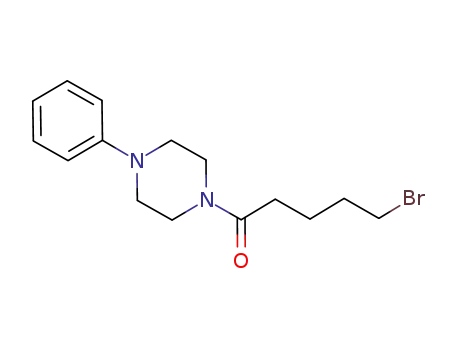Molecular Structure of 923025-07-4 (1-Pentanone, 5-bromo-1-(4-phenyl-1-piperazinyl)-)
