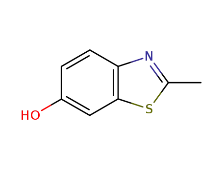 Molecular Structure of 68867-18-5 (2-METHYL-1,3-BENZOTHIAZOL-6-OL)