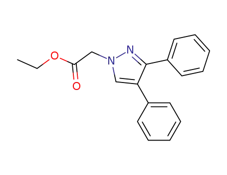 Molecular Structure of 120982-79-8 (4,5-DIPHENYL-1-(ETHOXYCARBONYLMETHYL)-PYRAZOLE)