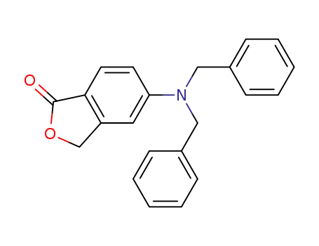 1(3H)-Isobenzofuranone, 5-[bis(phenylmethyl)amino]-
