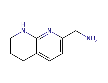 Molecular Structure of 332883-10-0 (5,6,7,8-Tetrahydro-1,8-naphthyridine-2-methanamine)