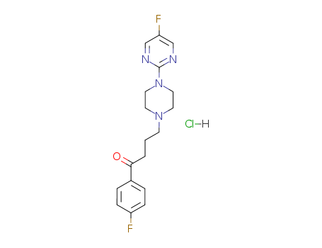 1-(4-fluorophenyl)-4-[4-(5-fluoropyrimidin-2-yl)piperazin-1-yl]butan-1-one hydrochloride (1:1)