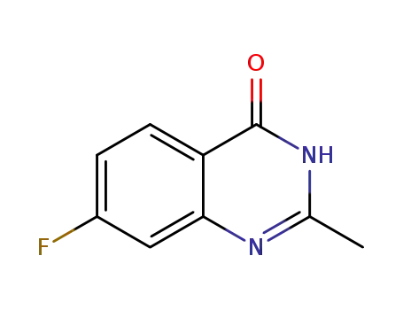 Molecular Structure of 194473-03-5 (7-FLUORO-2-METHYL-3H-QUINAZOLIN-4-ONE)