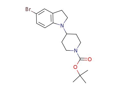 tert-butyl 4-(5-bromoindolin-1-yl)piperidine-1-carboxylate