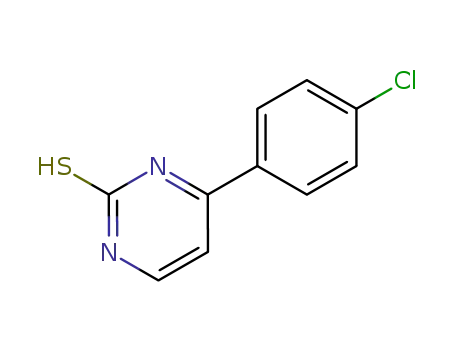 Molecular Structure of 175203-08-4 (4-(4-Chlorophenyl)pyrimidine-2-thiol)