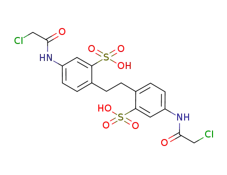 2,2'-ethane-1,2-diylbis{5-[(chloroacetyl)amino]benzenesulfonic acid}