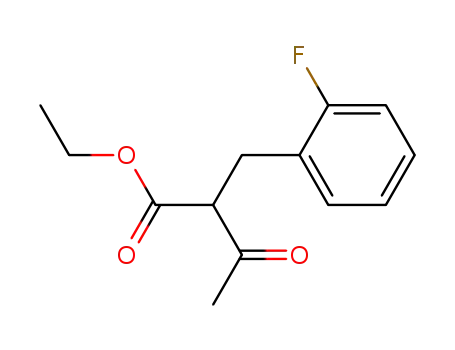 Molecular Structure of 24106-86-3 (2-(2-FLUOROBENZYL)ACETOACETIC ACID ETHYL ESTER)