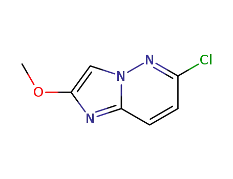 Molecular Structure of 189115-98-8 (6-Chloro-2-methoxyimidazo[1,2-b]pyridazine)