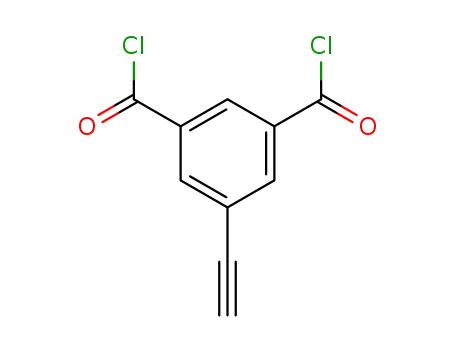 Molecular Structure of 393543-05-0 (1,3-Benzenedicarbonyl dichloride, 5-ethynyl-)
