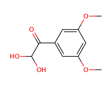 Molecular Structure of 188199-78-2 (3,5-DIMETHOXYPHENYLGLYOXAL HYDRATE)