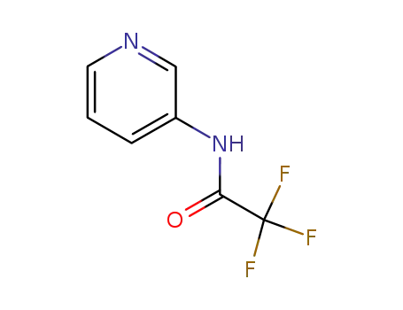 Molecular Structure of 14815-19-1 (2,2,2-Trifluoro-N-(3-pyridyl)acetaMide, 96%)