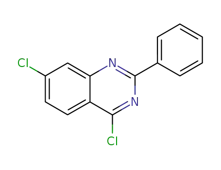 Molecular Structure of 54665-92-8 (4,7-Dichloro-2-phenyl-quinazoline)