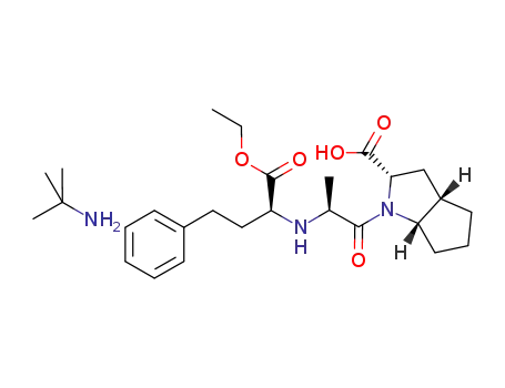 Molecular Structure of 1028843-42-6 (ramipril tert-butylamine salt)