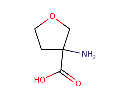 Molecular Structure of 125218-55-5 (3-AMINOTETRAHYDROFURAN-3-CARBOXYLIC ACID)